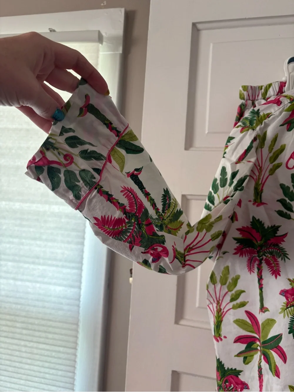 Women’s Printfresh Pajama Set - Royal Palms print